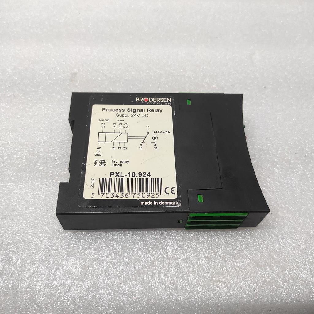 BRODERSEN PXL-10.924 PROCESS SIGNAL RELAY 24VDC