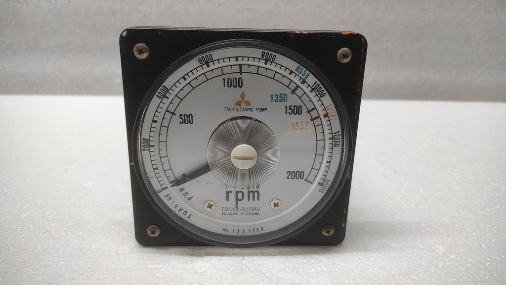 TSUJIDO SEISAKU RPM INDICATOR TURBINE TANK CLEANING PUMP