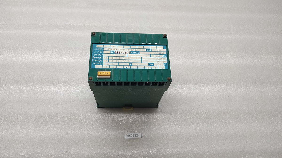 FRER AWD POWER TRANSDUCER 12954351 0-400kW 440/100V