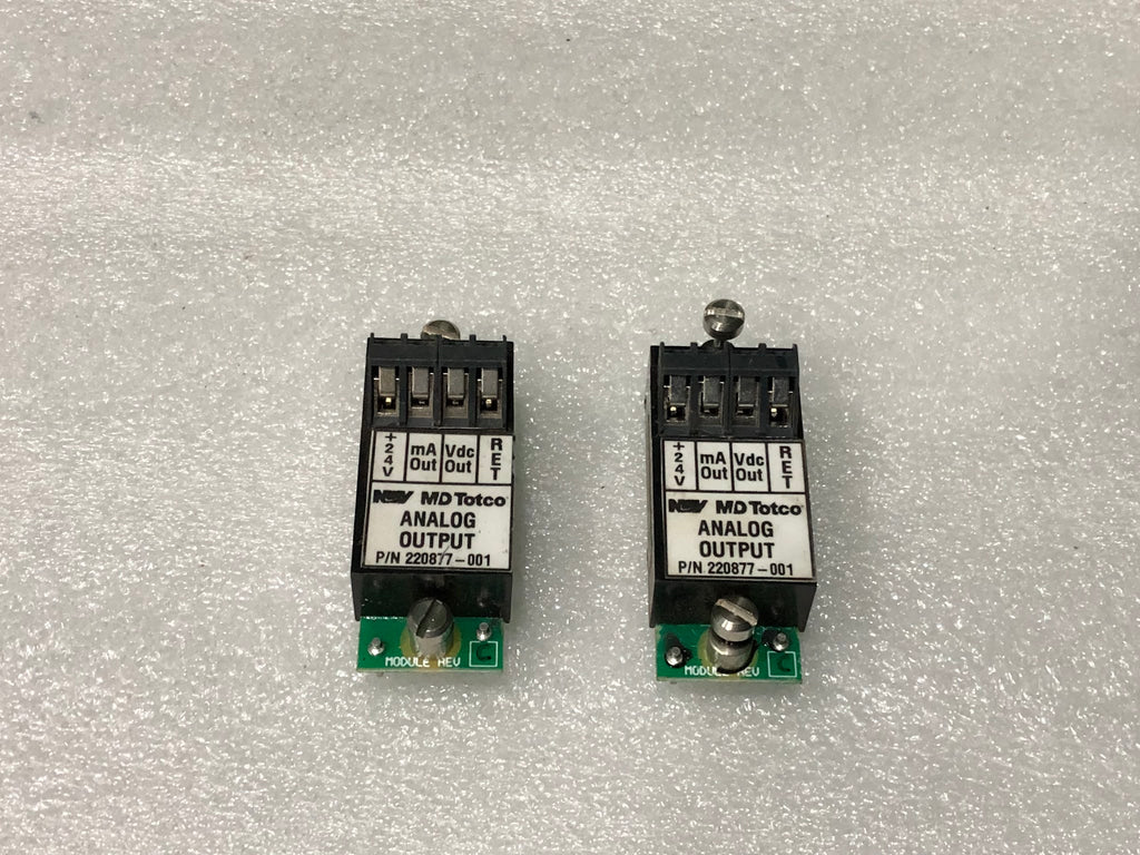 MD TOTCO 220877-001 ANALOG OUTPUT MODULE