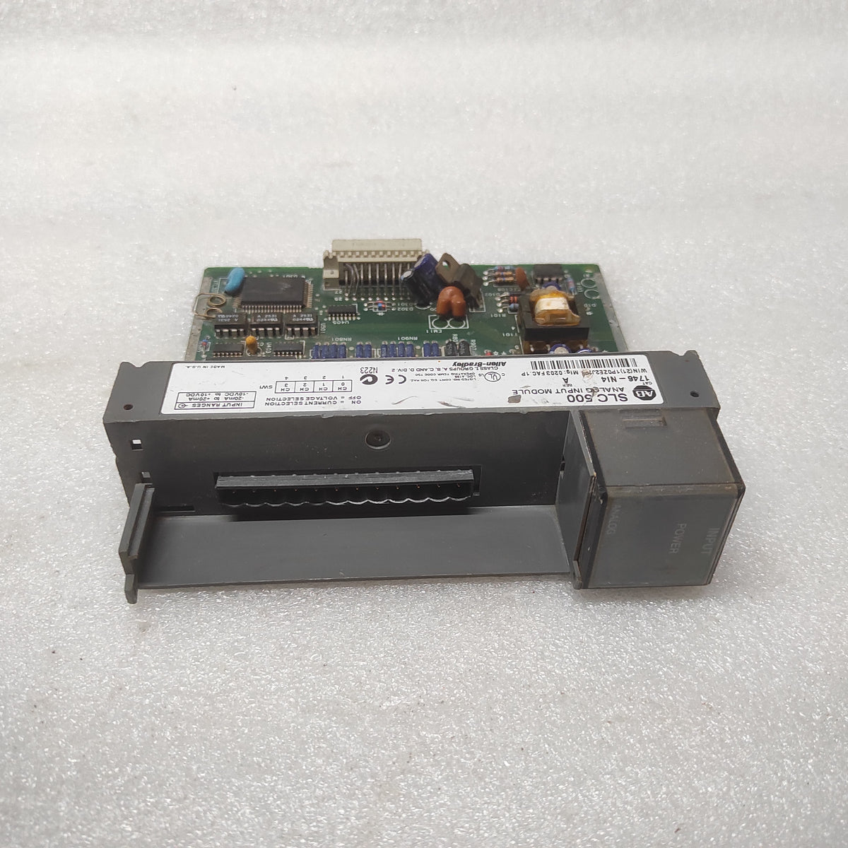 ALLEN BRADLEY CAT 1746-NI4 SLC500 ANALOG INPUT MODULE