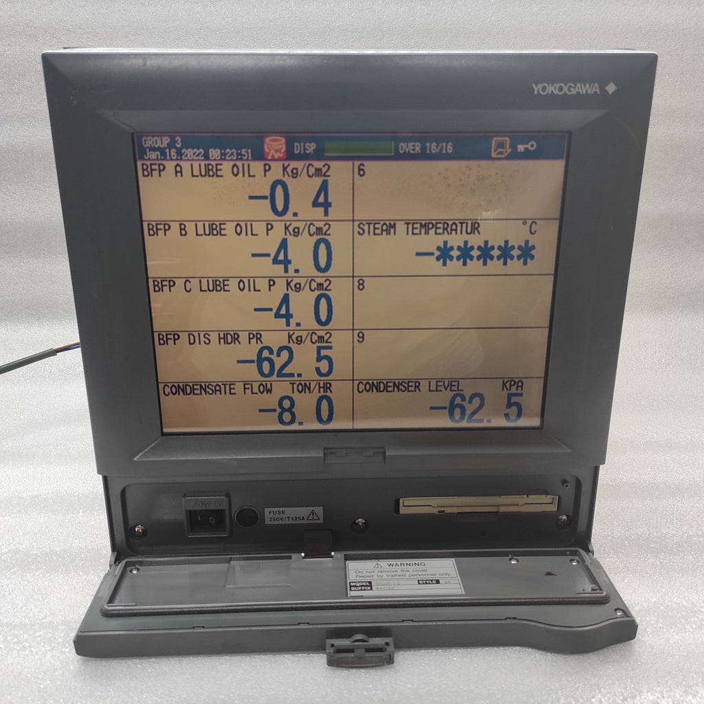 YOKOGAWA DX220-1-2 DAQ STATION DX200-S60-302 100-240VAC