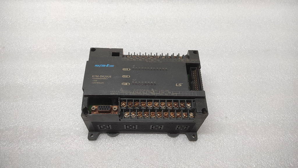 LS ELECTRIC K7M-DR20UE PROGRAMMABLE LOGIC CONTROLLER 100-240VAC