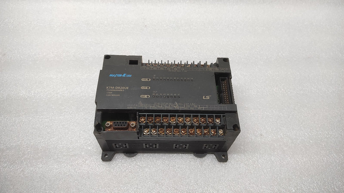 LS ELECTRIC K7M-DR20UE PROGRAMMABLE LOGIC CONTROLLER 100-240VAC