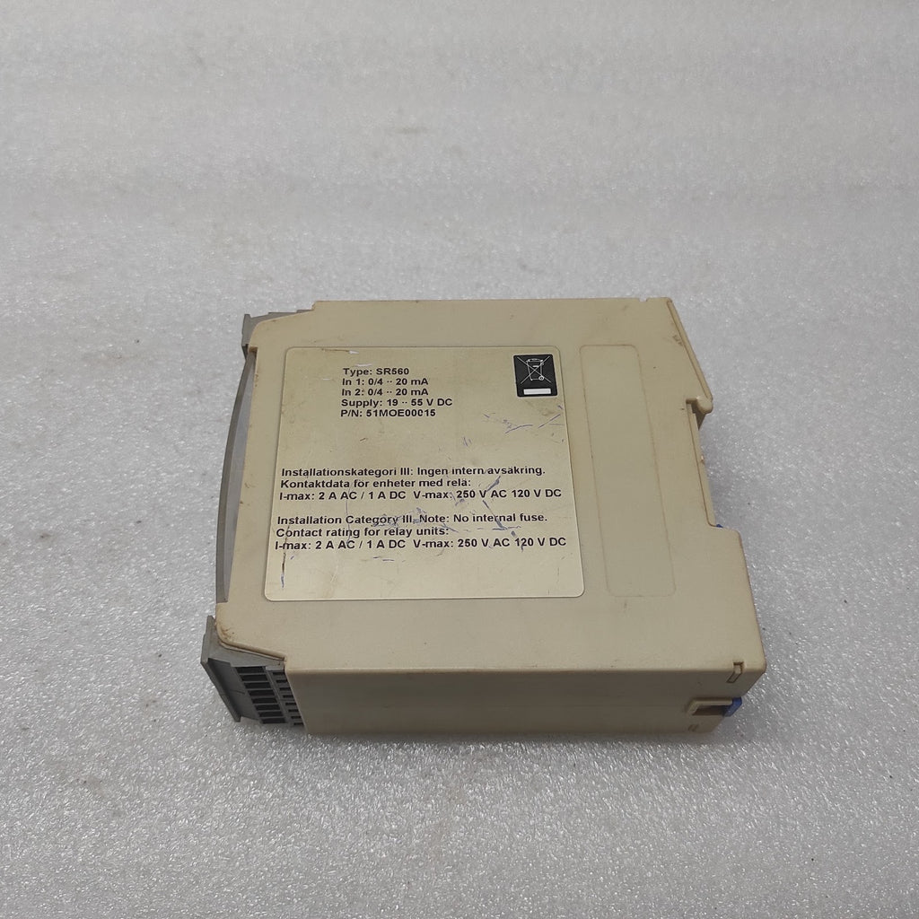 INOR SR560 ALARM UNIT 51MOE00015 19-55VDC
