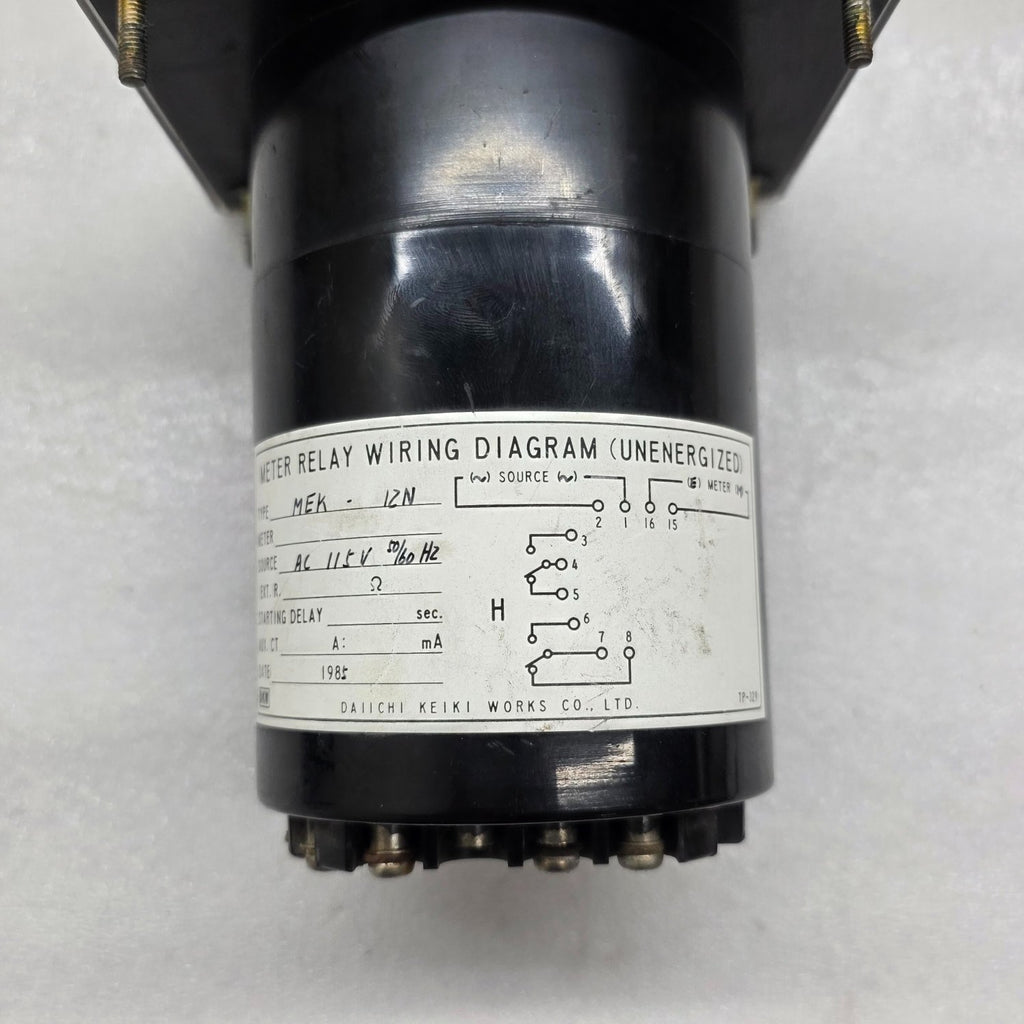 DAIICHI MEK-12N NETWORK INSULATION METER 115VAC