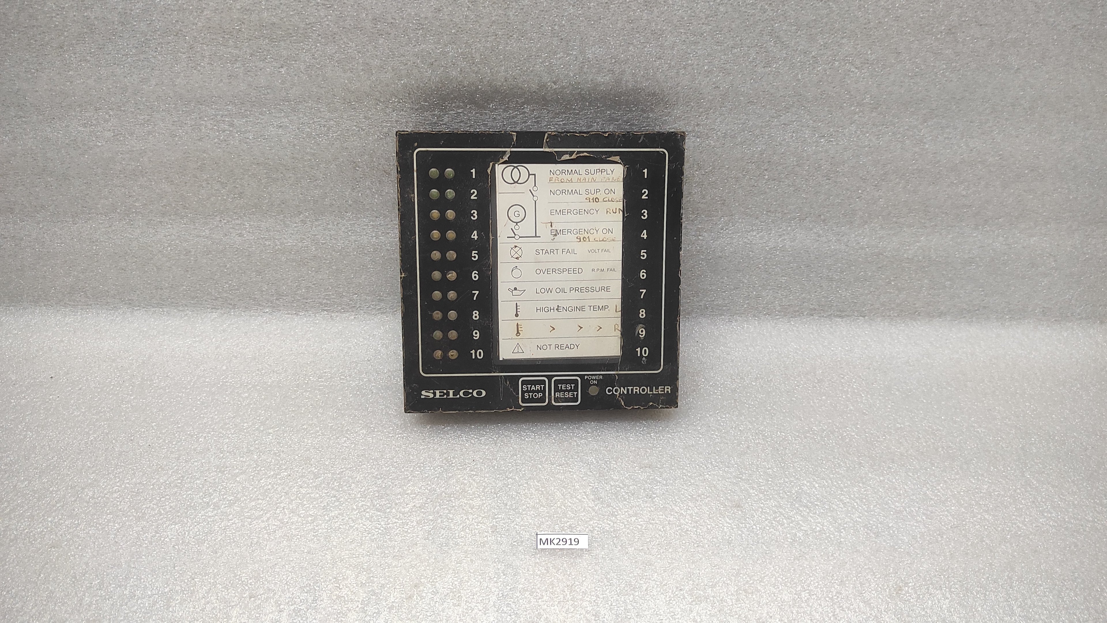 SELCO M2100.0020 EMERGENCY GENERATOR CONTROLLER 24VDC