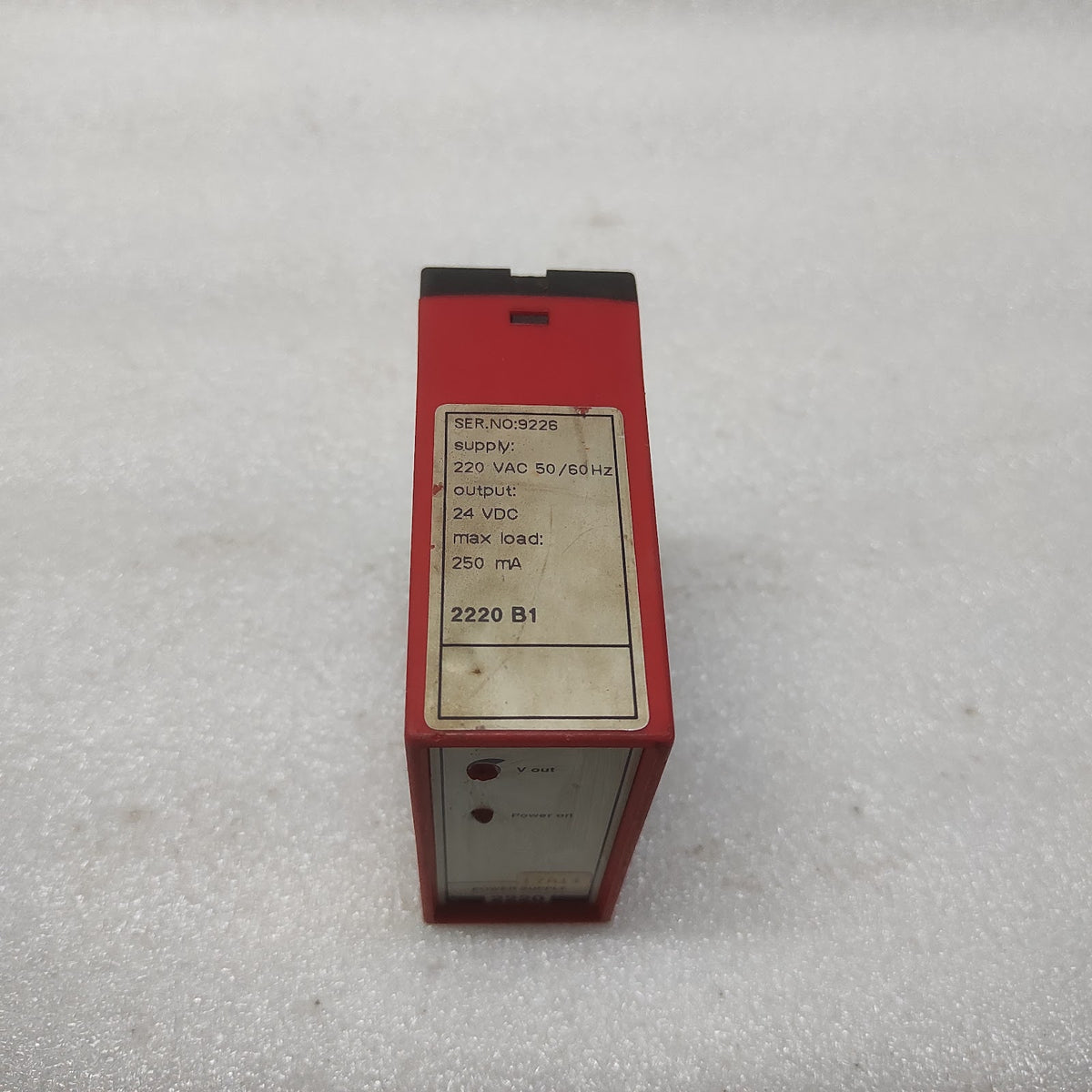 PR ELECTRONICS 2220 POWER SUPPLY 220VAC 2220-B1