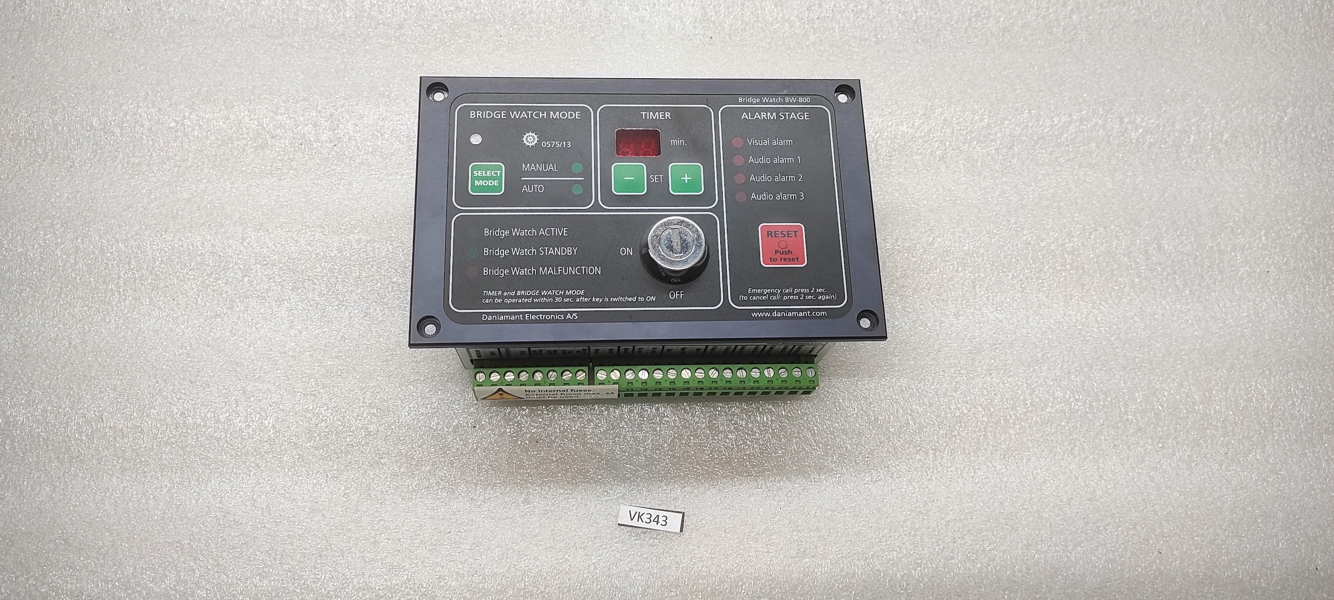 DANIAMANT ELECTRONICS BW-800 BRIDGE WATCH ALARM MODULE