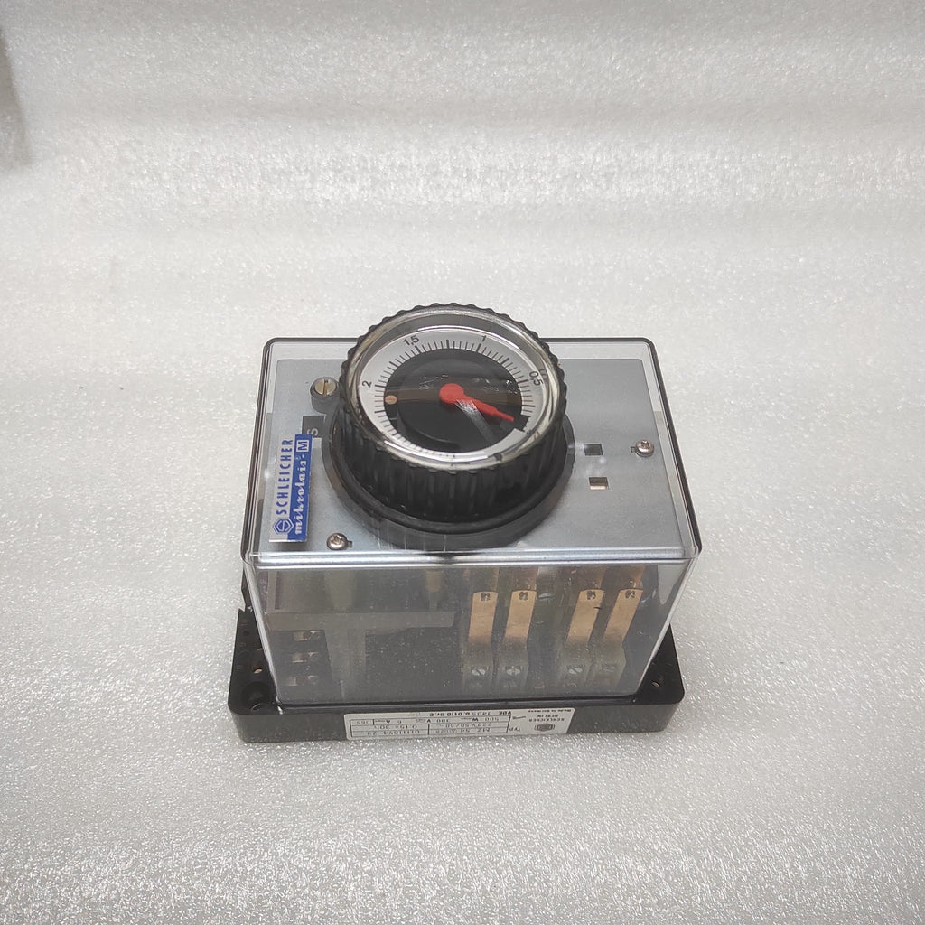 SCHLEICHER MZ 54 TIME RELAY 01111894-23 220V 0.15S-30H MZ54SGZ8