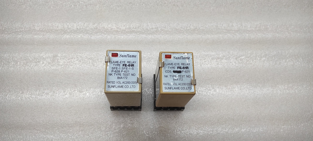 SUNFLAME FE61R FLAME EYE RELAY 200-220VAC