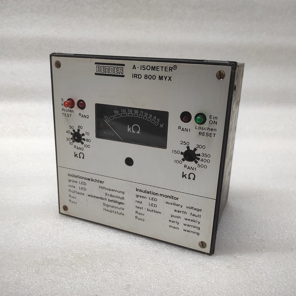 BENDER IRD-800-MYX INSULATION MONITOR A-ISOMETER 115/220/380/440V