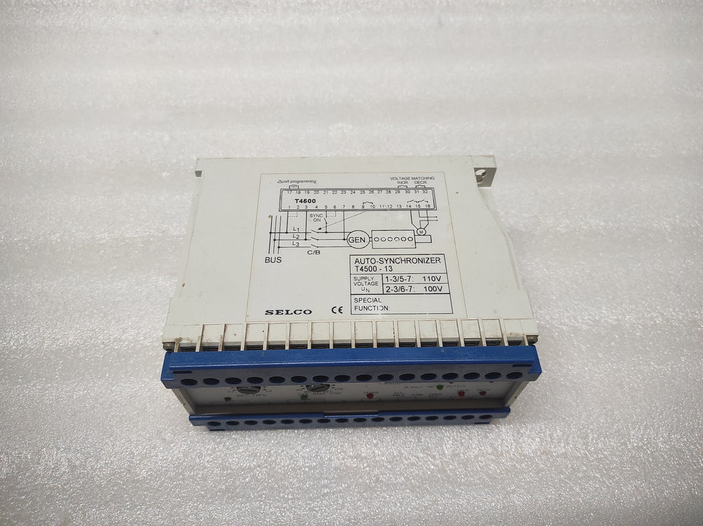 SELCO T4500-13 AUTO SYNCHRONIZER 110VAC