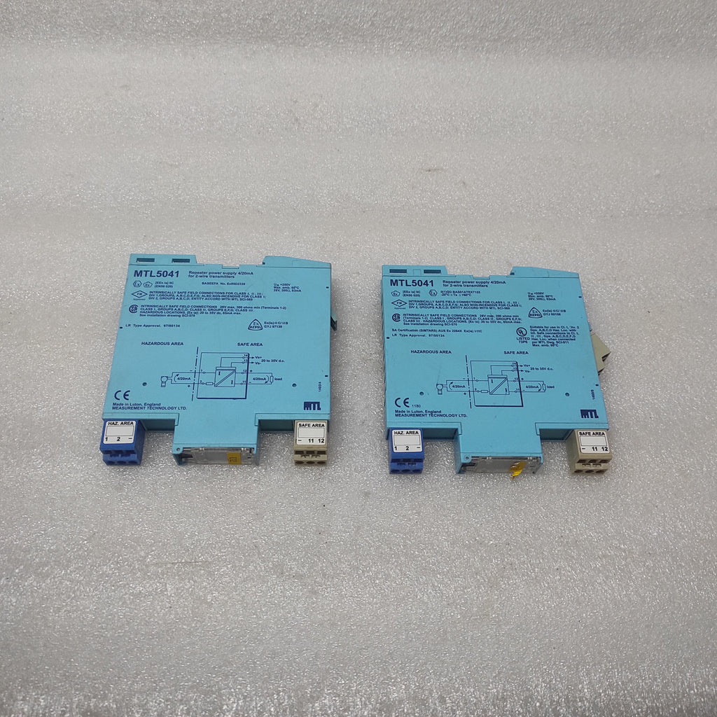 MEASUREMENT TECHNOLOGY MTL5041 REPEATER POWER SUPPLY MTL 5041