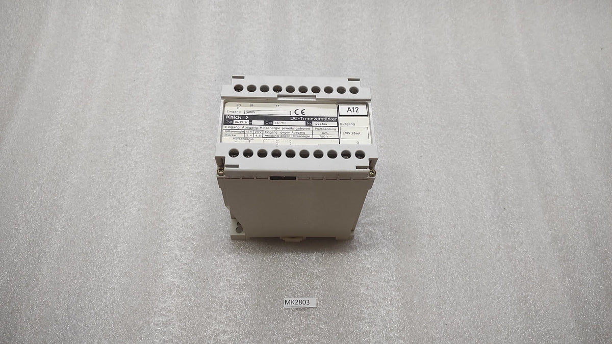 KNICK 8439 A1 DC-ISOLATING AMPLIFIER