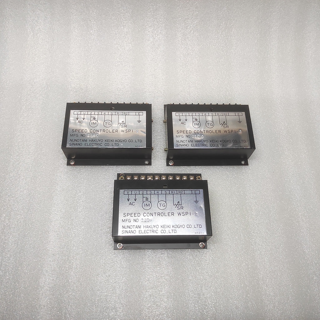 NUNOTANI HAKUYO KEIKI KOGYO WSPI-2 SPEED CONTROLER 2306 SINANO ELECTRIC