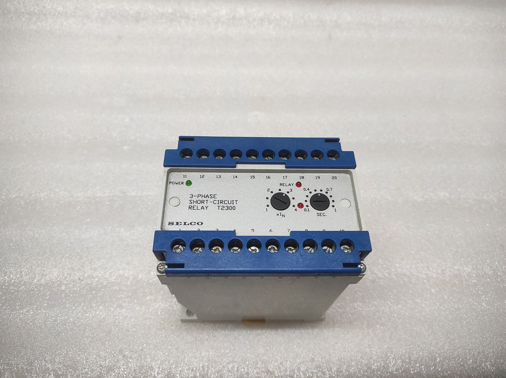 SELCO T2300-01 3-PHASE SHORT CIRCUIT RELAY 450VAC