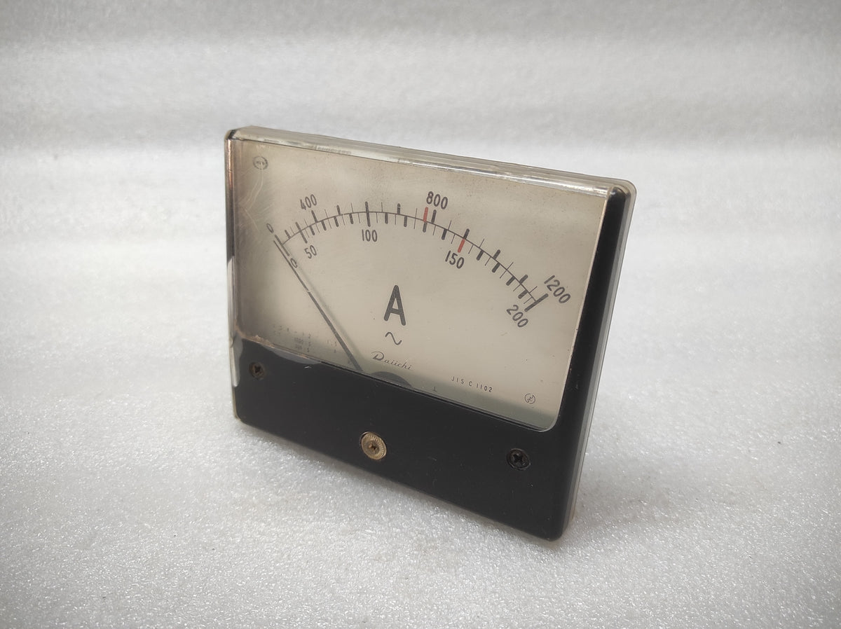 DAIICHI LSK-12 CT 1200/5A DOUBLE AMMETER 200/5A