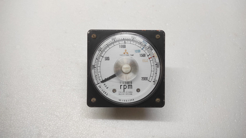 TSUJIDO SEISAKU RPM INDICATOR TURBINE TANK CLEANING PUMP