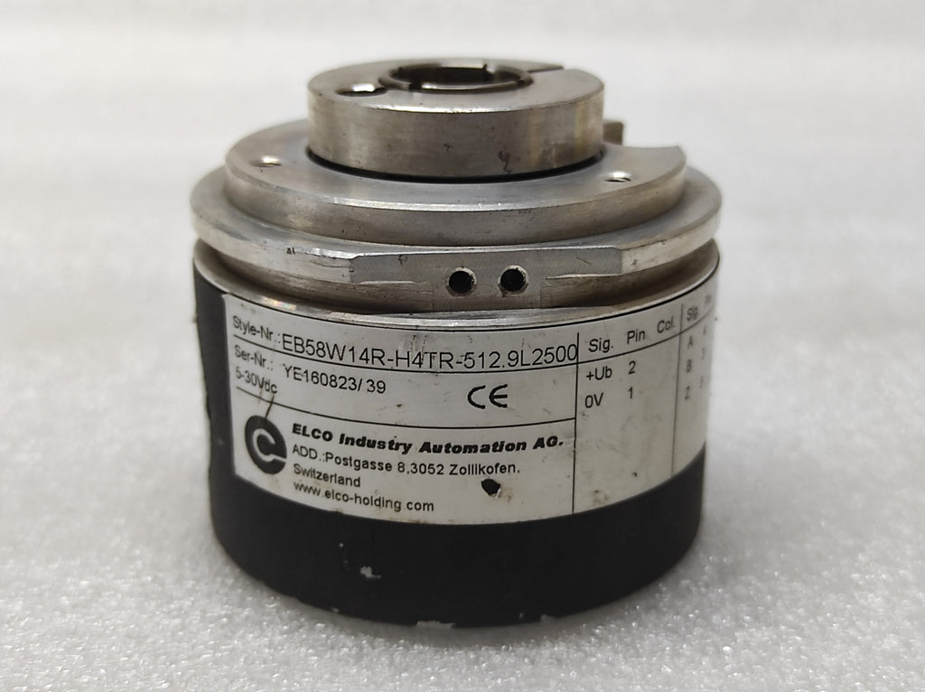 ELCO INDUSTRY AUTOMATION EB58W14R-H4TR-512.9L2500 ENCODER 5-30VDC