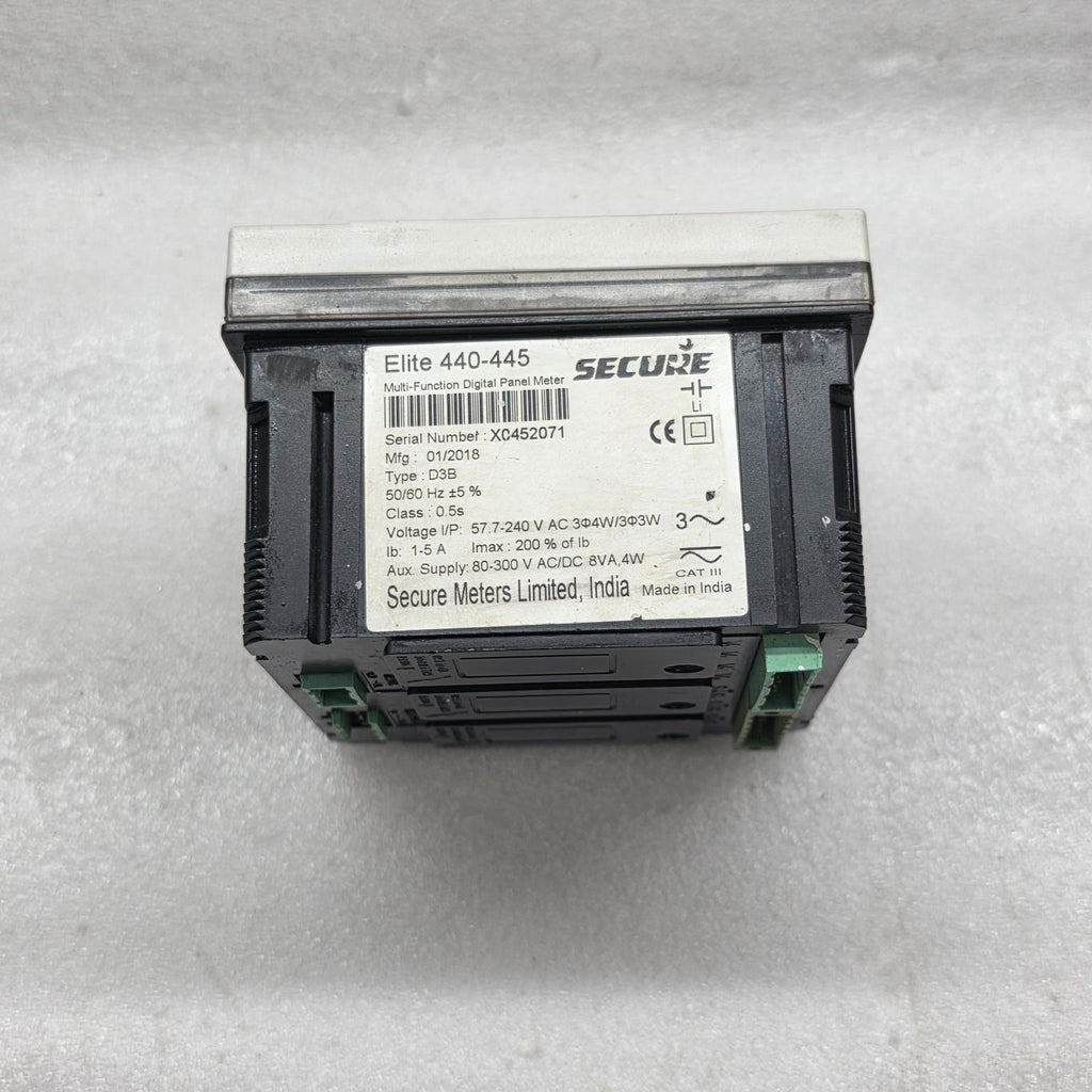 SECURE ELITE 440 D3B MULTI-FUNCTION DIGITAL PANEL METER 440-445 80-300V AC/DC