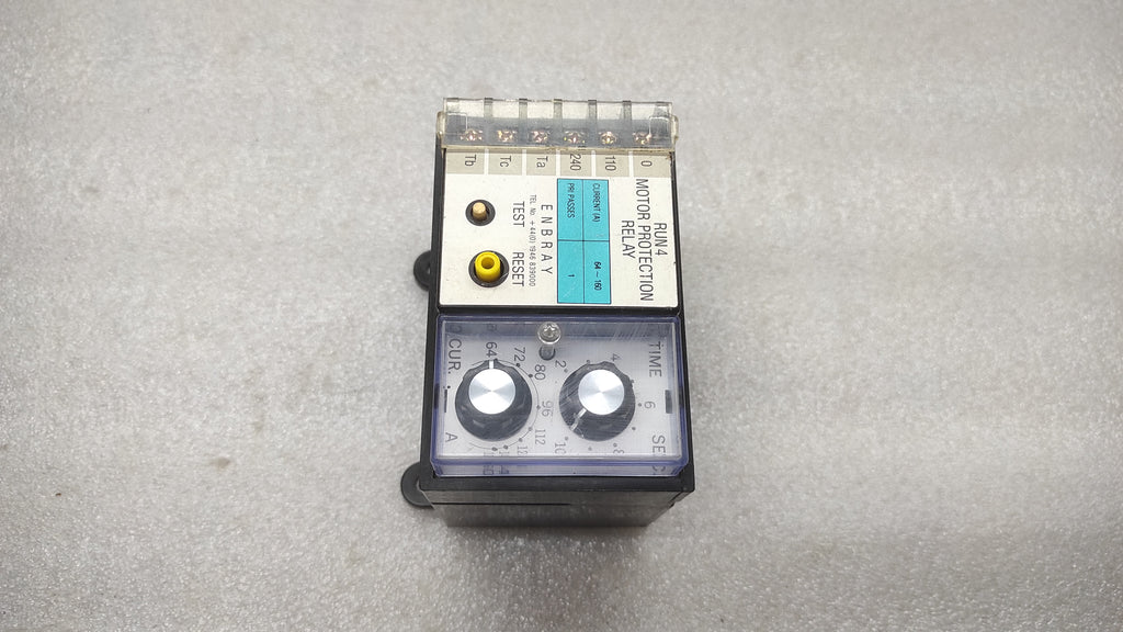 ENBRAY RUN 4 MOTOR PROTECTION RELAY 64-160A