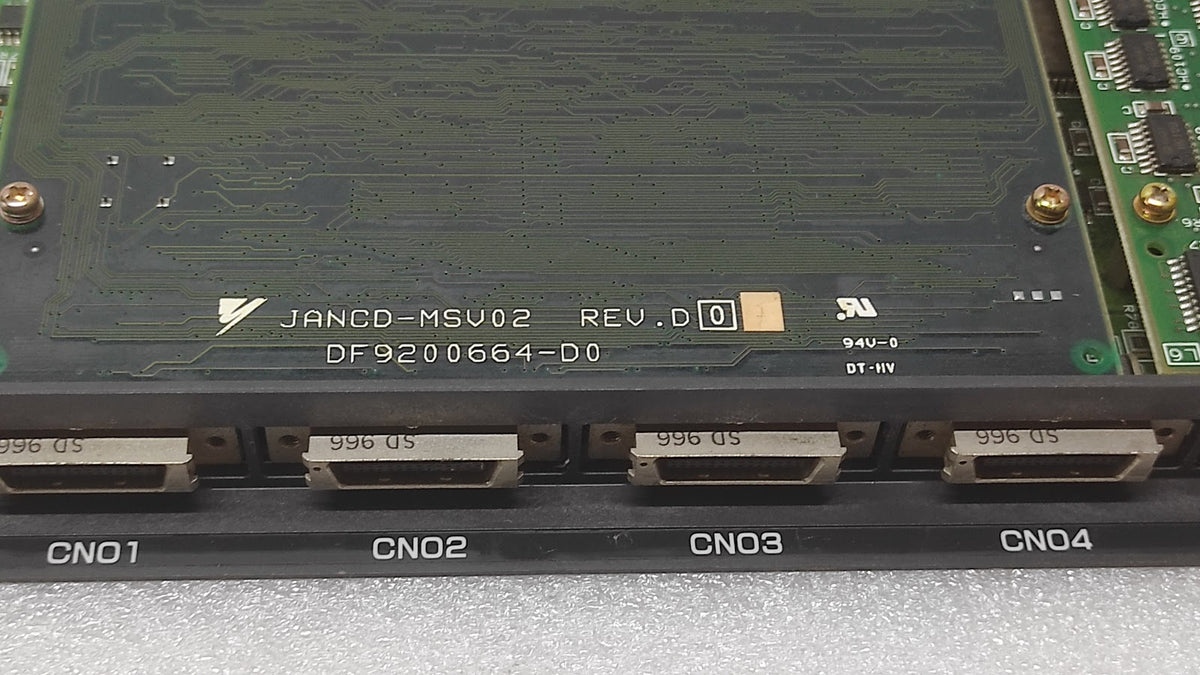 YASKAWA ELECTRIC JANCD-MSV01B CONTROLLER BOARD DF9201893-A0