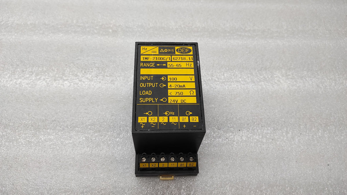DEIF TMF-210DG/1 TRANSDUCER 55-665Hz 24VDC