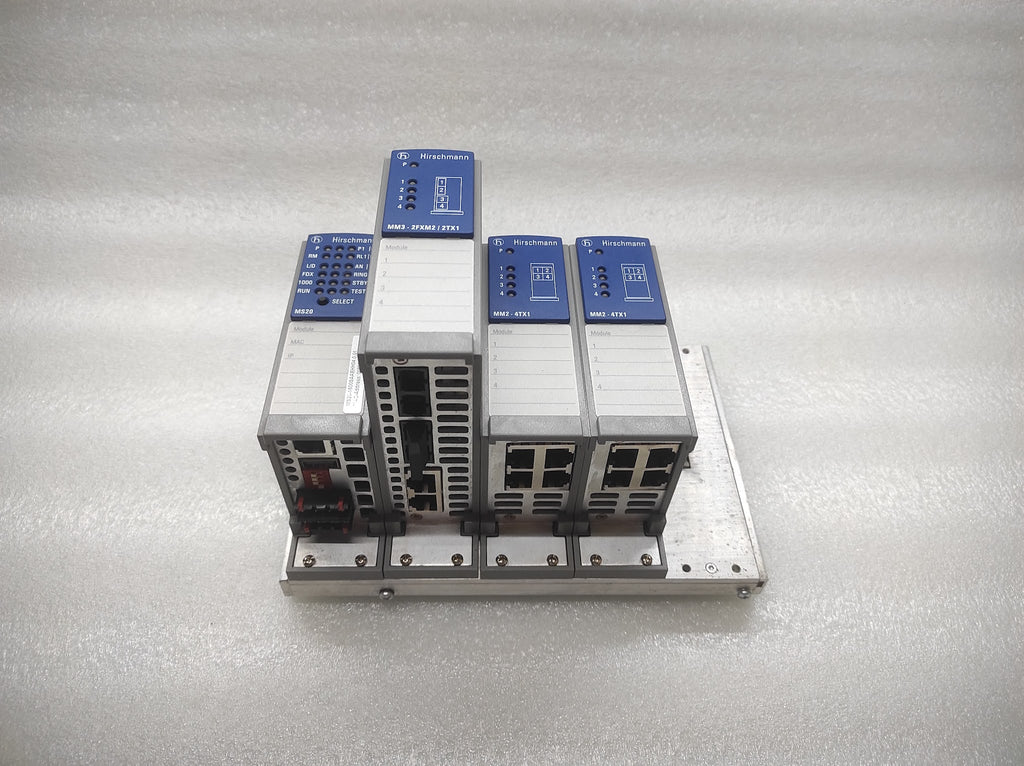 HIRSCHMANN MS20 MM3-2FXM2/2TX1 MM2-4TX1 MICE MEDIA MODULE