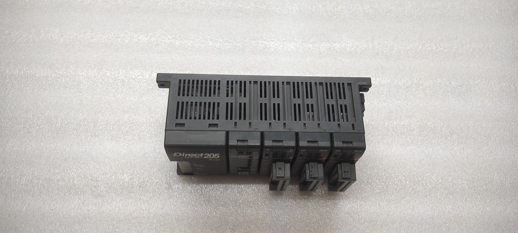 KOYO DIRECT LOGIC 205 PLC D2-04B-1 PS D2-240 CPU D2-16ND3-2 IN D2-12TR OUT