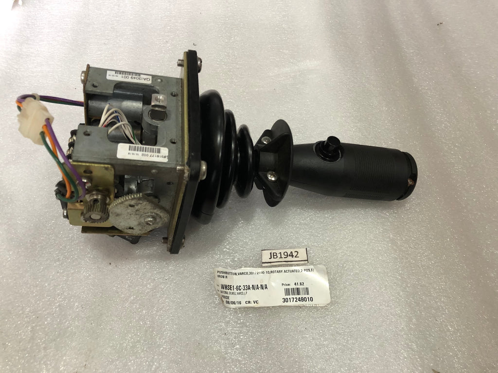 OEM CONTROLS JS6M15626 VARCO 3017249010 ROTARY ACTUATED PUSHBUTTON QAI3049 001