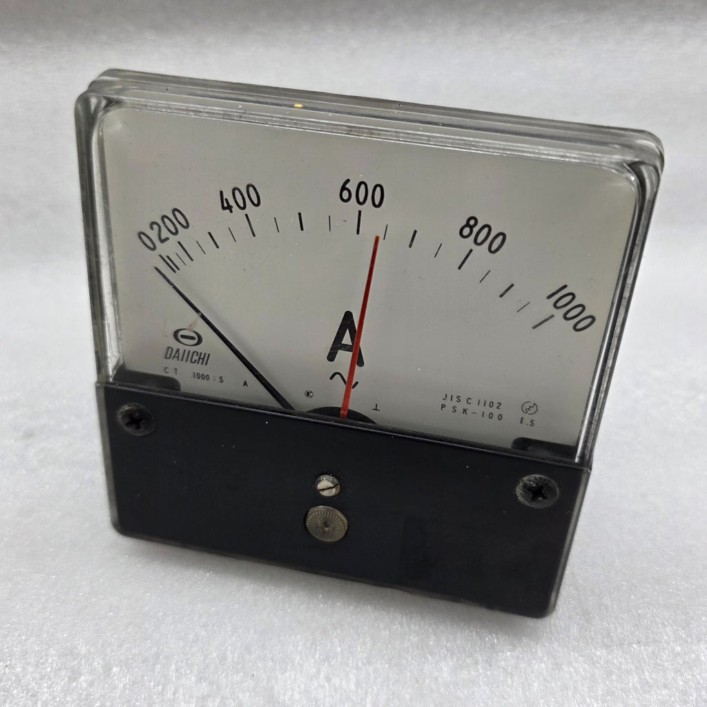 DAIICHI PSK-100 AMMETER CT 1000/5A 0-1000A