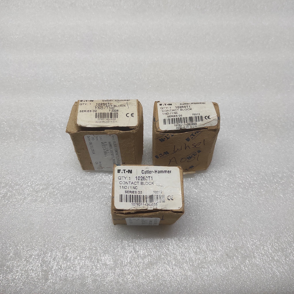 EATON CUTLER HAMMER 10250T1 CONTACT BLOCK