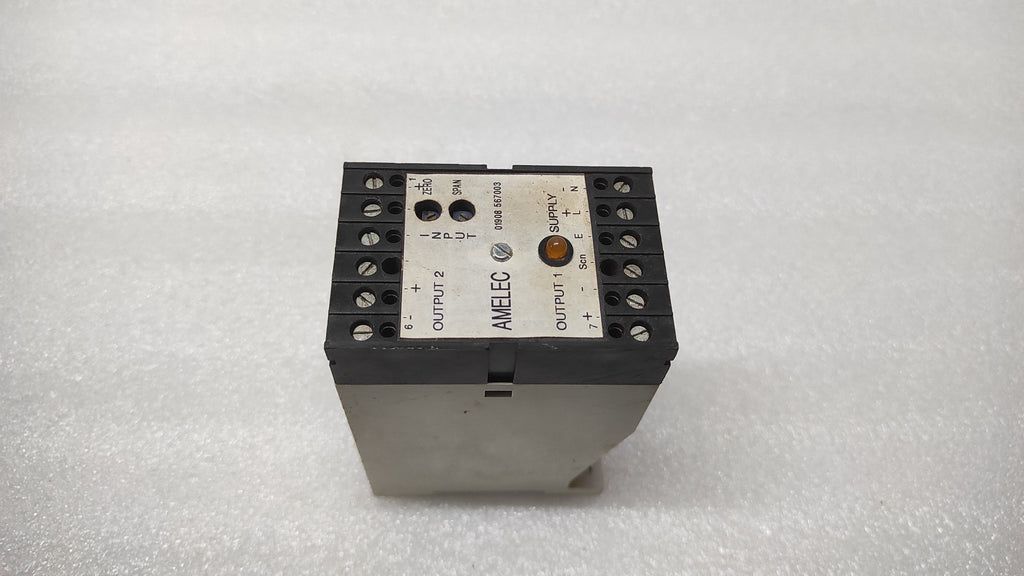 AMELEC ADM231 DUAL OUTPUT PROCESS SIGNAL TRANSMITTER 01908-567003 115VAC
