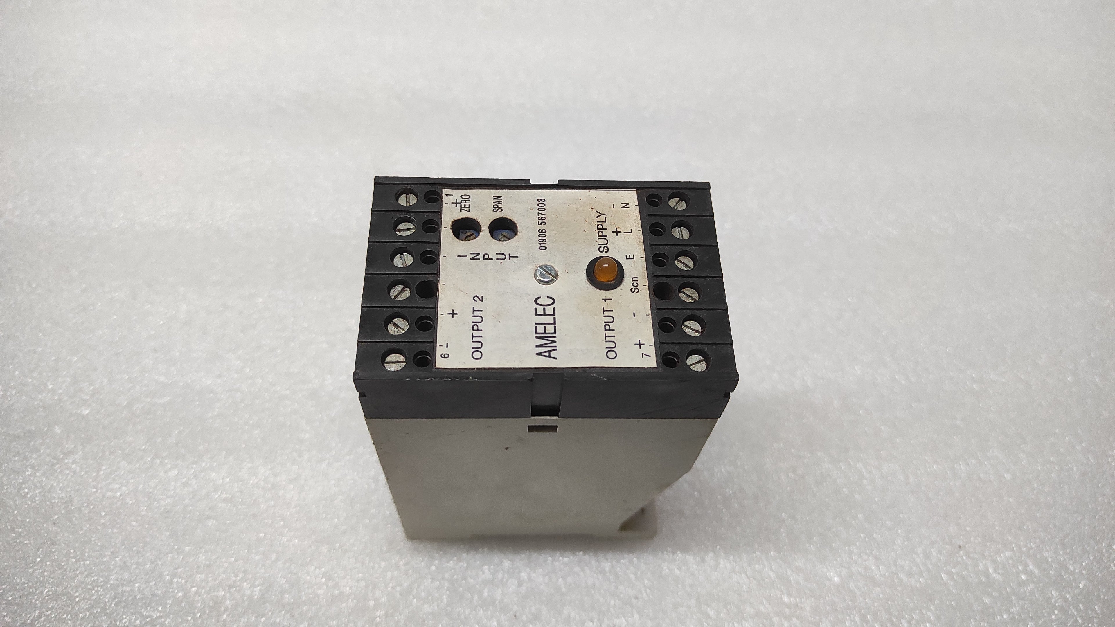 AMELEC ADM231 DUAL OUTPUT PROCESS SIGNAL TRANSMITTER 01908-567003 115VAC