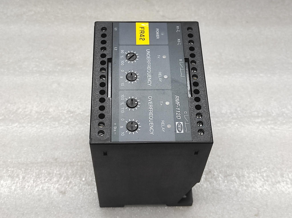 DEIF RMF-112D FREQUENCY RELAY 110VAC