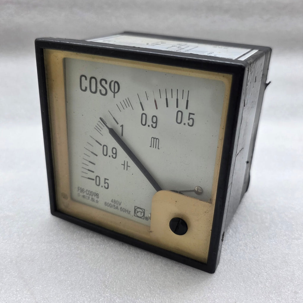 YT F96-COSθB POWER FACTOR METER 0.5C - 1 - 0.5L 480-600V/5A