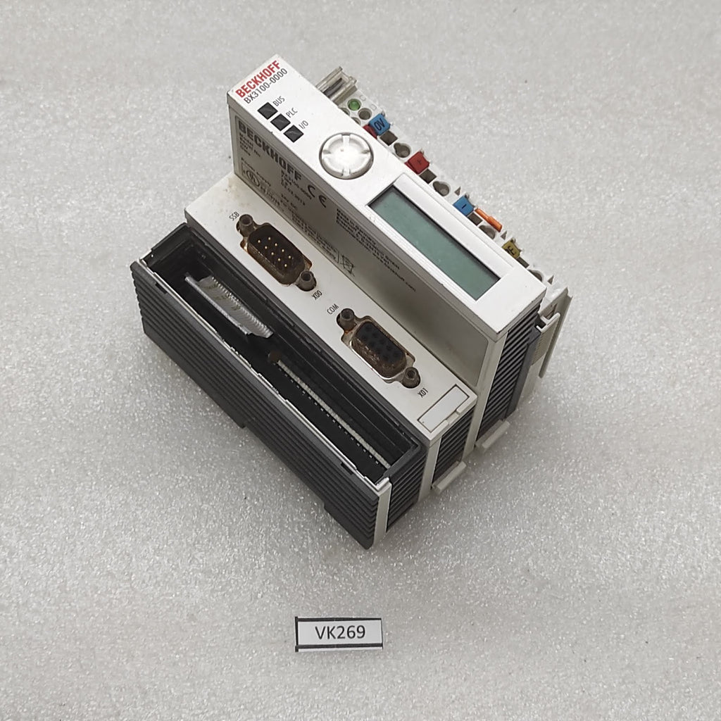 BECKHOFF BX3100-0000 CPU MODULE 24VDC FOR PARTS