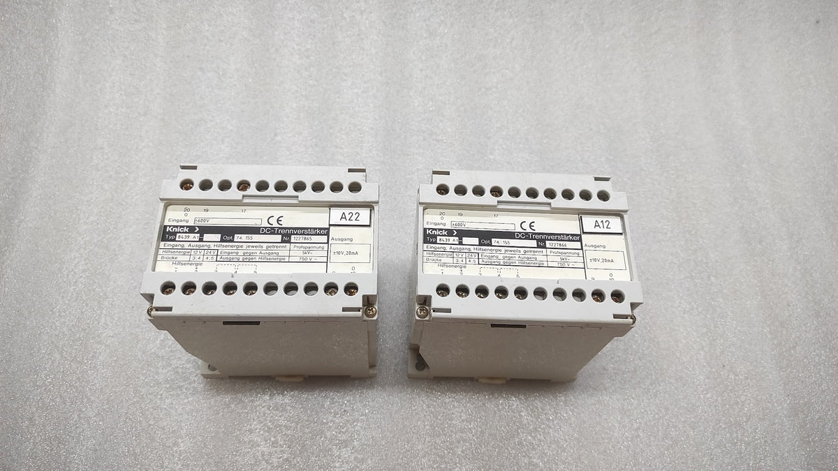 KNICK 8439 A1 DC-ISOLATING AMPLIFIER