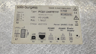 SAIA BURGESS PCD7.D457ET7F E-WEB PANEL 24VDC 0.5A