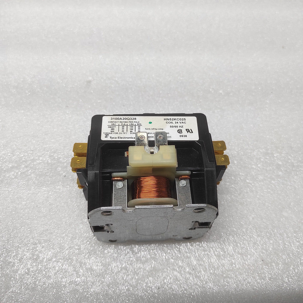TYCO ELECTRONICS HN52KC025 MAGNETIC CONTACTOR 3100A20Q328 COIL VOLTAGE 24VAC