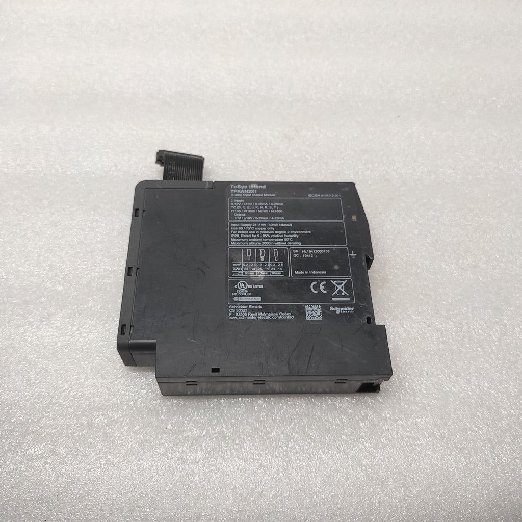 SE TPRAN2X1 ANALOG INPUT-OUTPUT MODULE