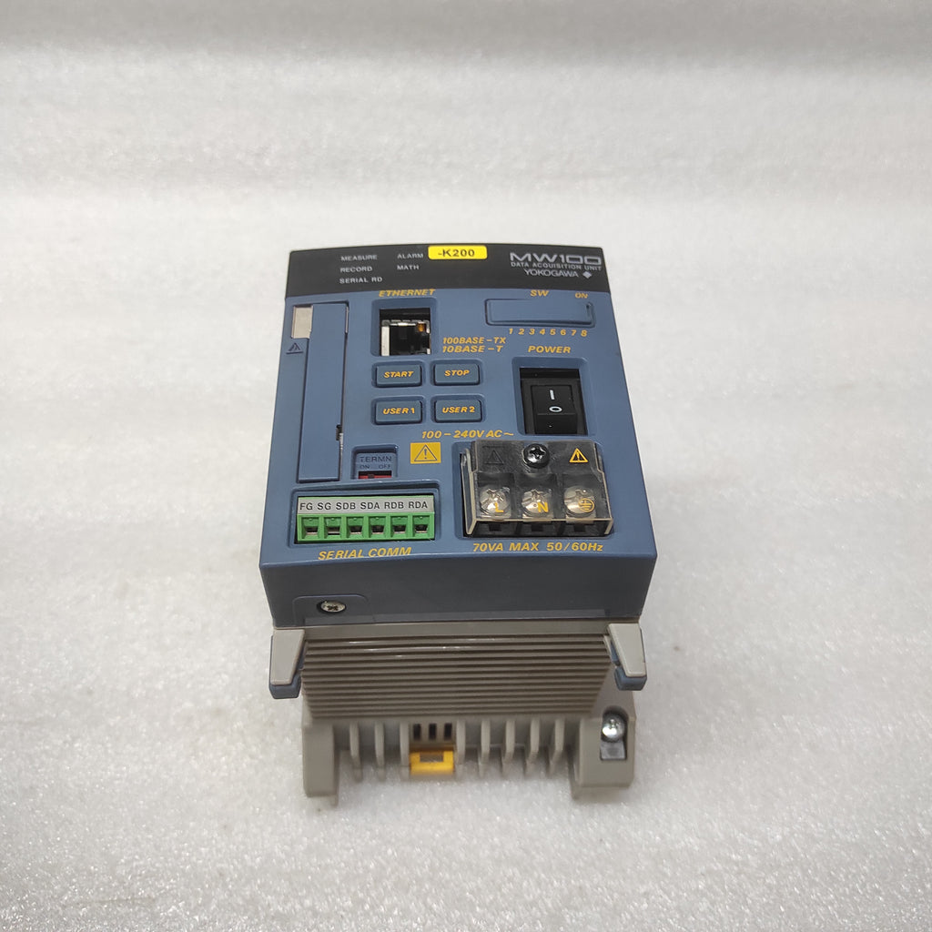 YOKOGAWA MW100-E-1W DATA ACQUISITION UNIT 91P114267