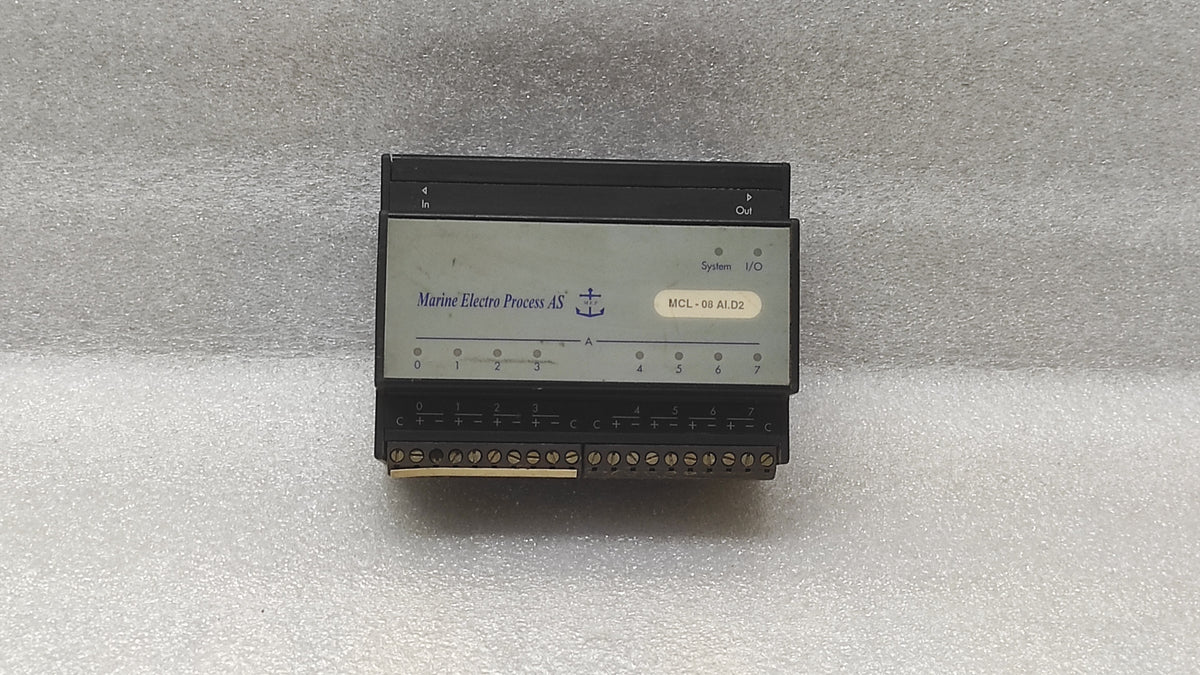 MARINE ELECTRO PROCESS MCL-08AI.D2 8-CH I/O MODULE