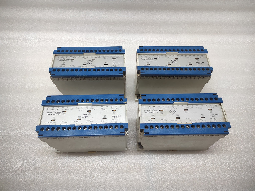 SELCO M1500-03 PT100 6-WAY TRANSMITTER 24V DC