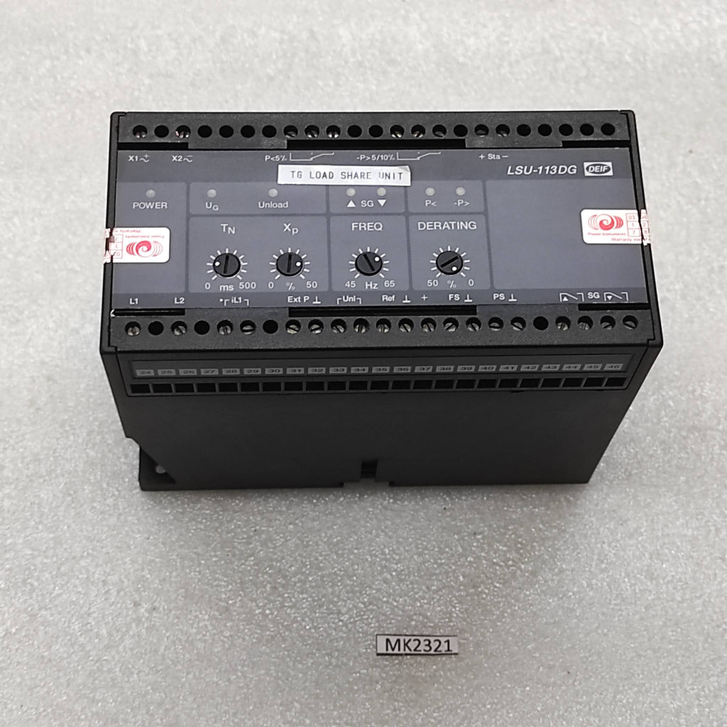 DEIF LSU-113DG LOAD SHARING UNIT 100020950.120 110V