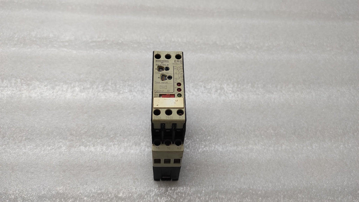 ENTRELEC SCHIELE ERS TIMETRON ON DELAY TIMER 2.430.103.02 110-240VAC / 24V AC-DC