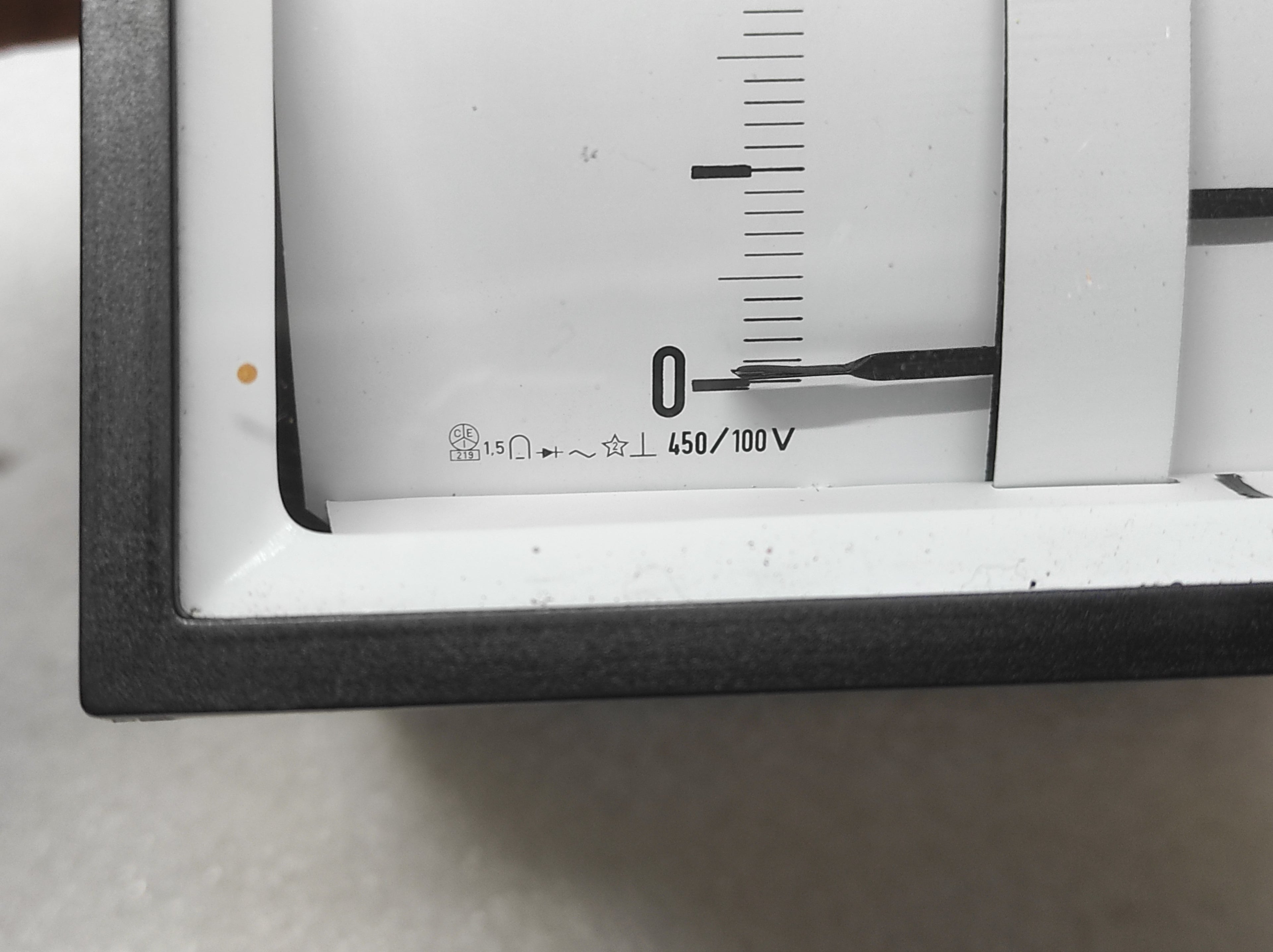 SINCHRONIZING GENERATOR II S265/2 DOUBLE VOLTMETER CT450/100V