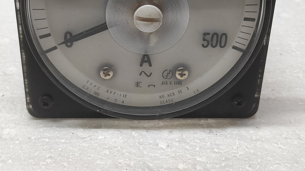 TOYO KEIKI AVF-11E AMMETER CT 500/5A