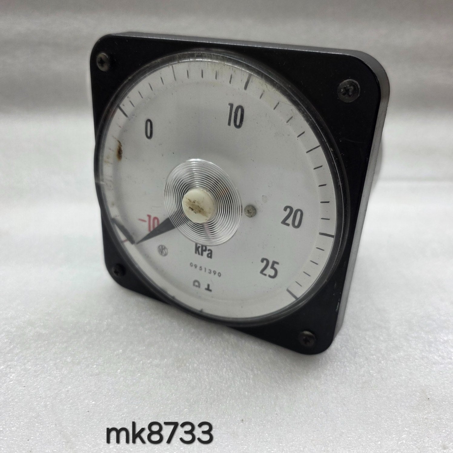YOKOGAWA DC AMMETER NAGANO KEIKI KR51 0951390 25kPa